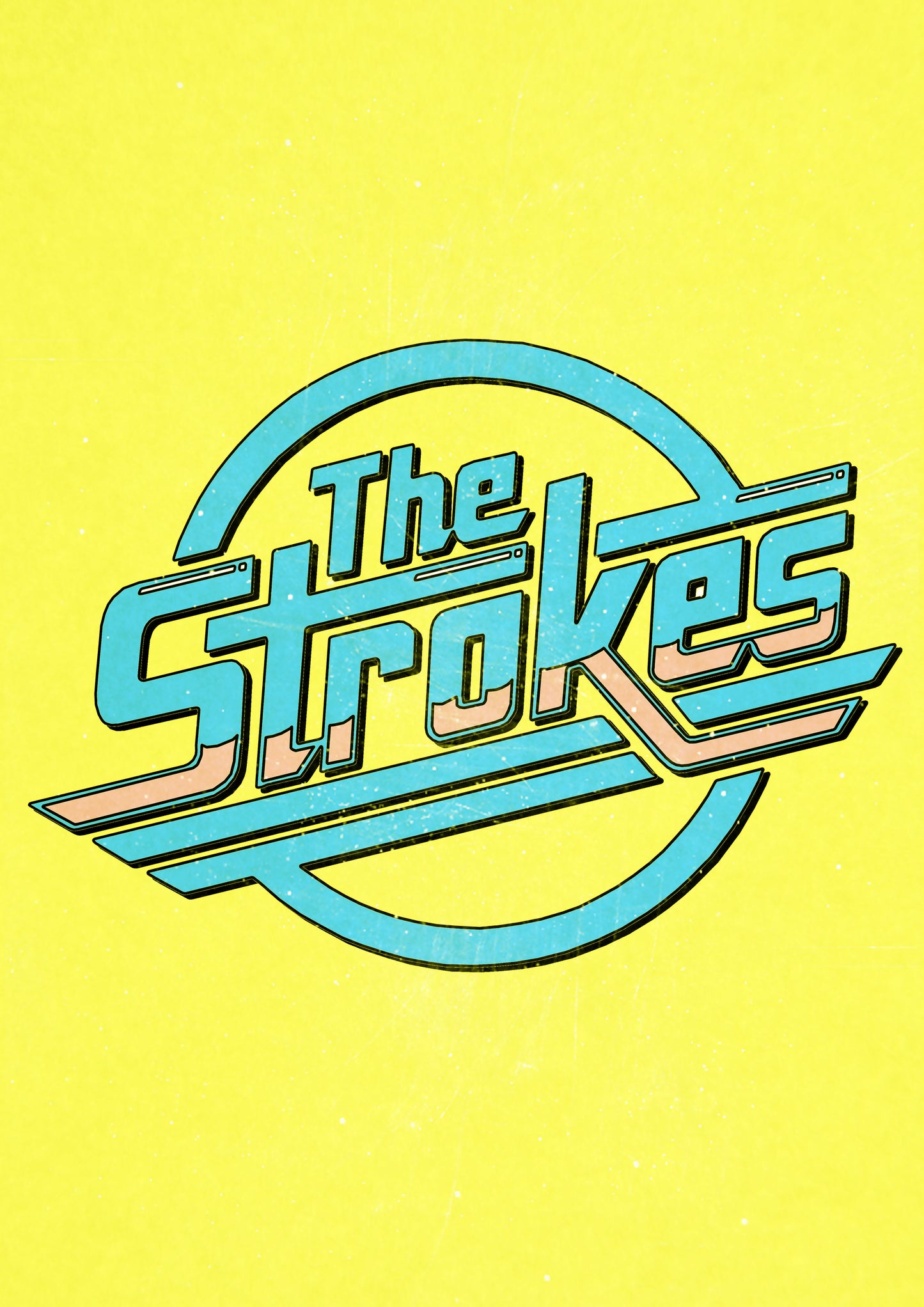 The Strokes Print: Minimalist Art