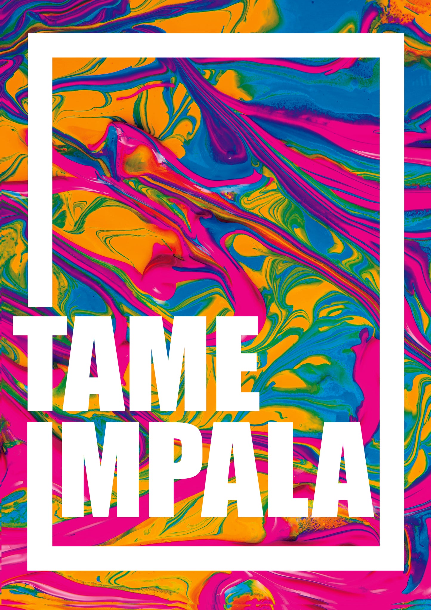 Tame Impala Print: Minimalist Art
