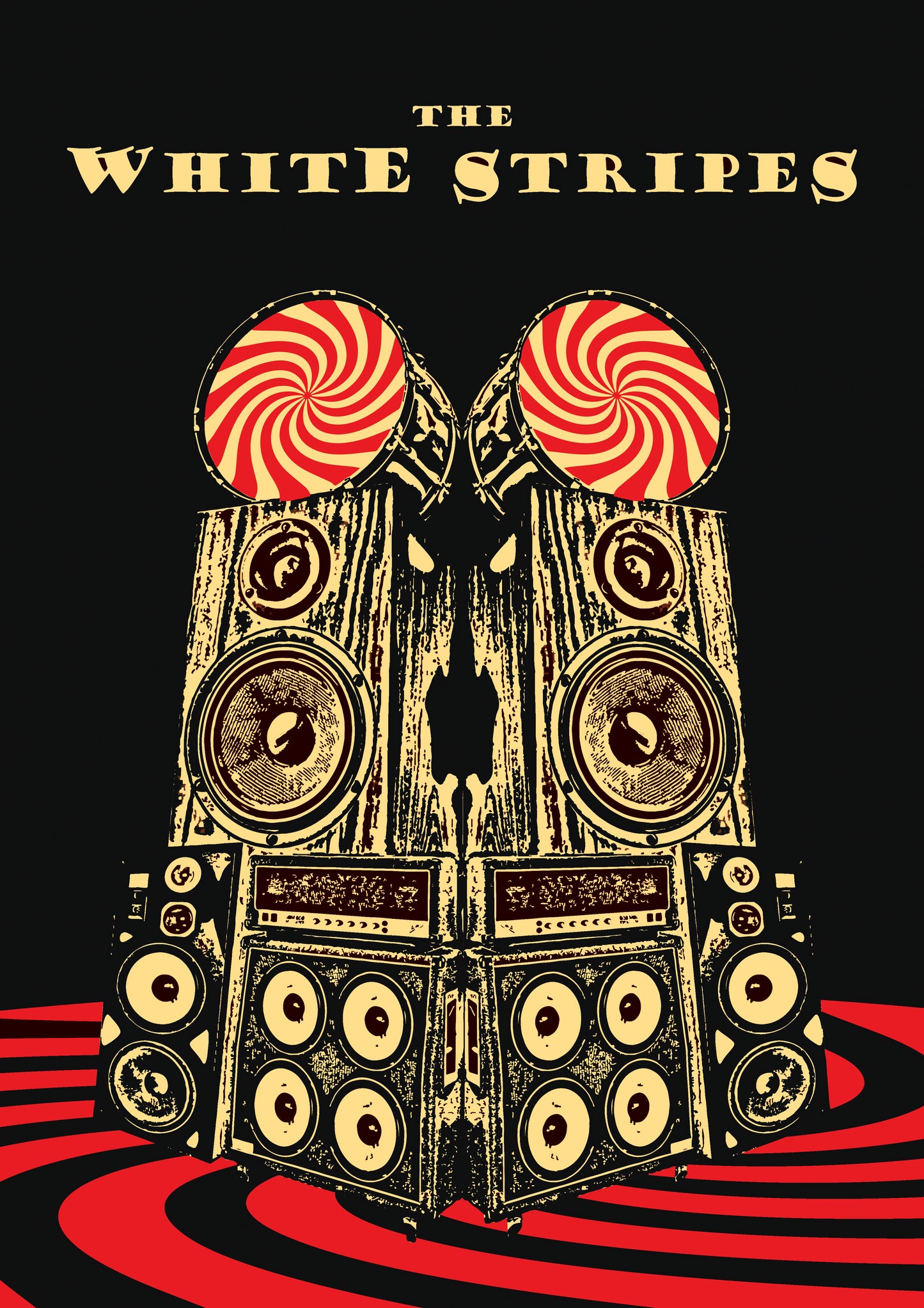 The White Stripes Print: Minimalist Art