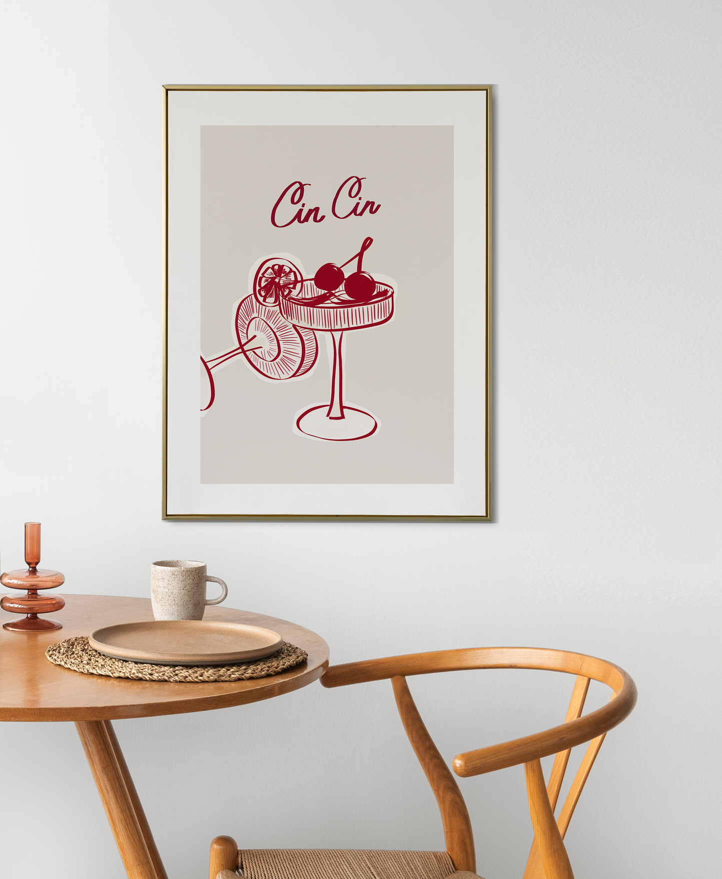 Cin Cin Art Print
