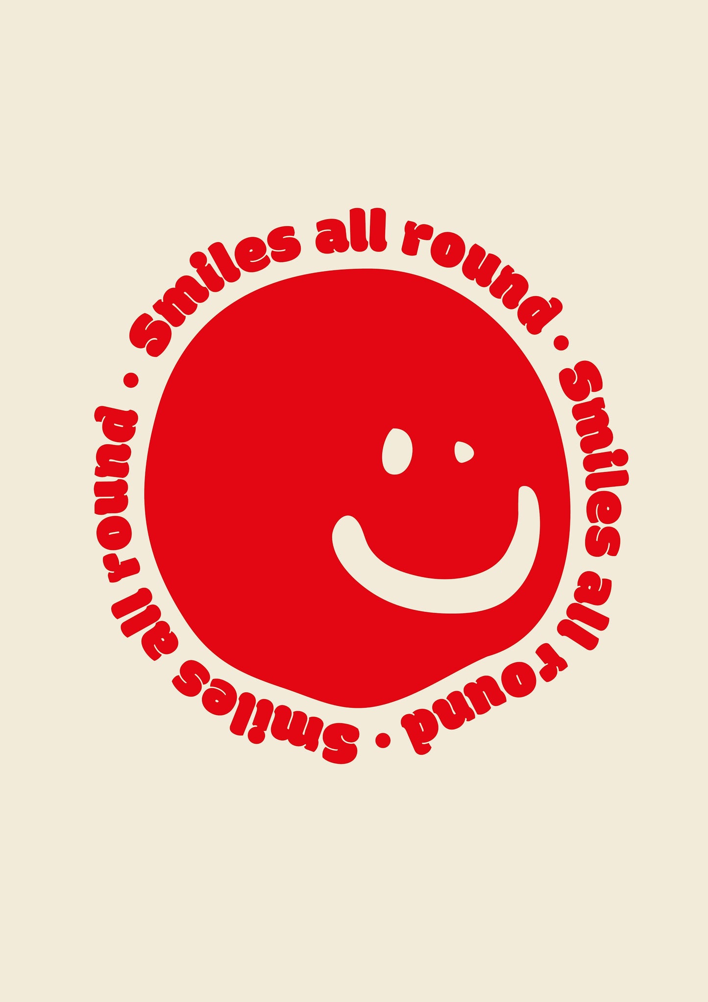 Smiley Face Print: Retro Boho Nursery Decor