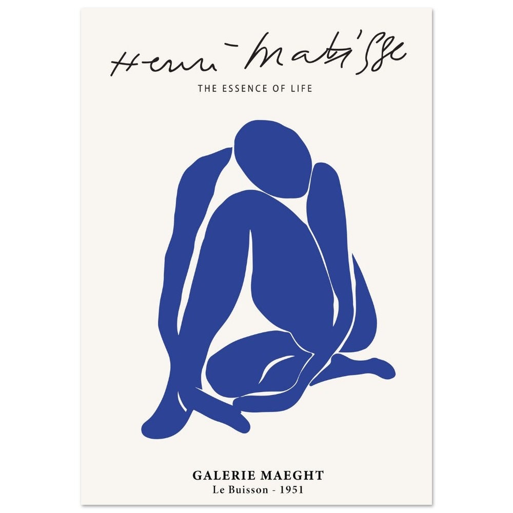Henri Matisse Exhibition Poster: Abstract Pop Art Print
