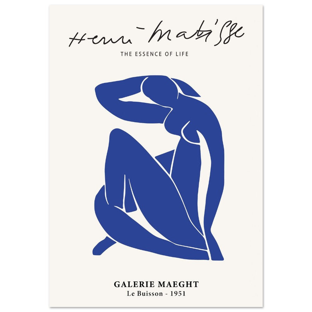 Henri Matisse Exhibition Poster: Vintage Abstract Art Print