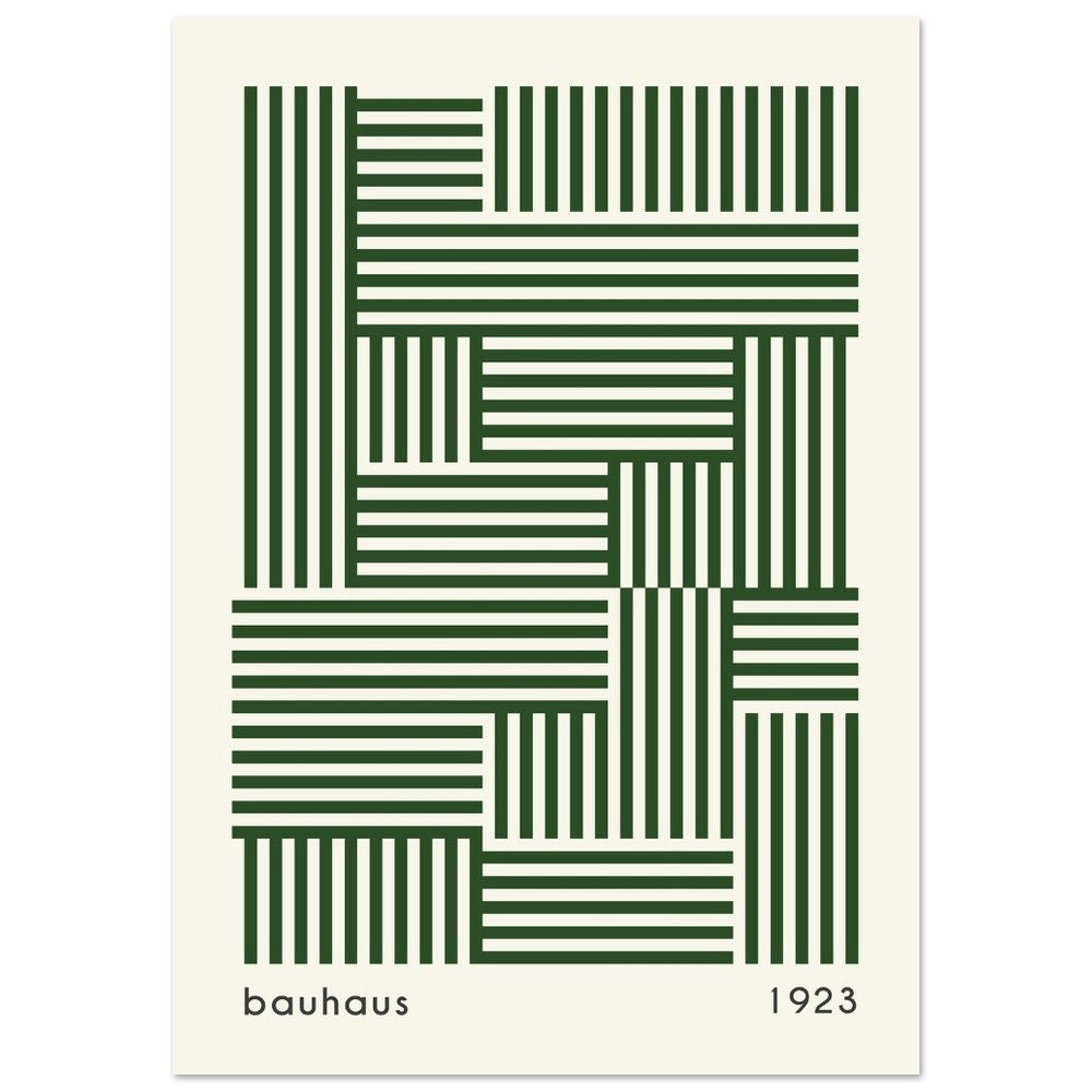 Bauhaus Exhibition Print: Minimalist Geometric Wall Art