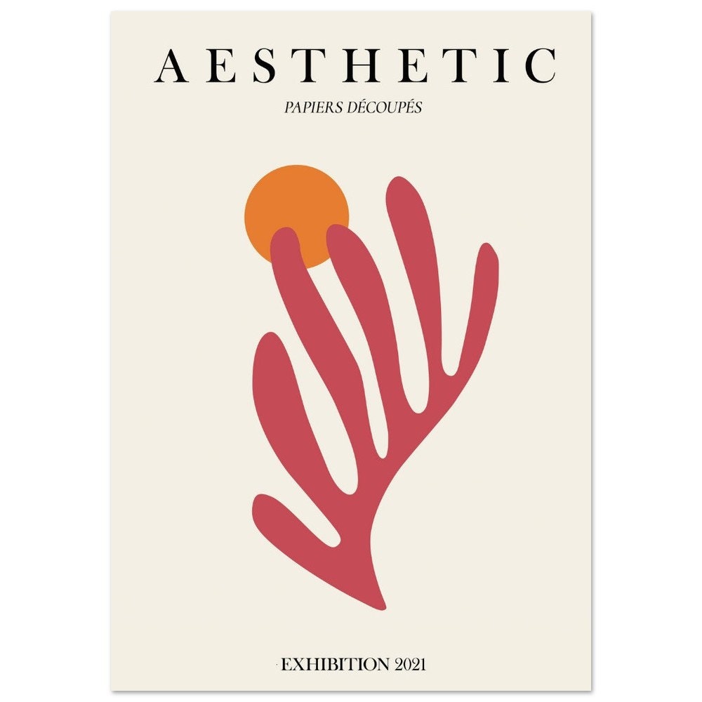 Henri Matisse Exhibition Poster: Abstract Pop Art Print