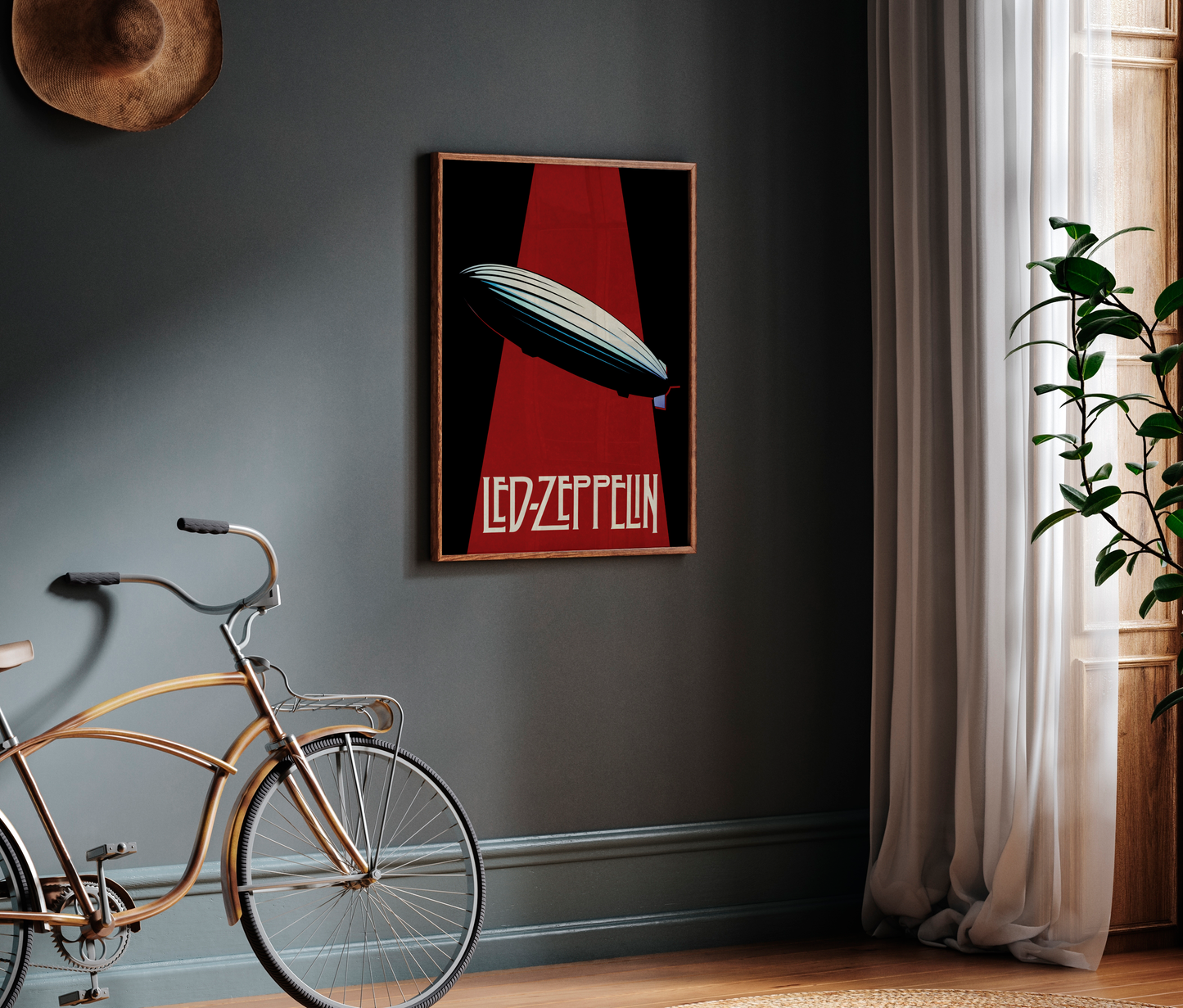 Led Zeppelin Print: Minimalist Art