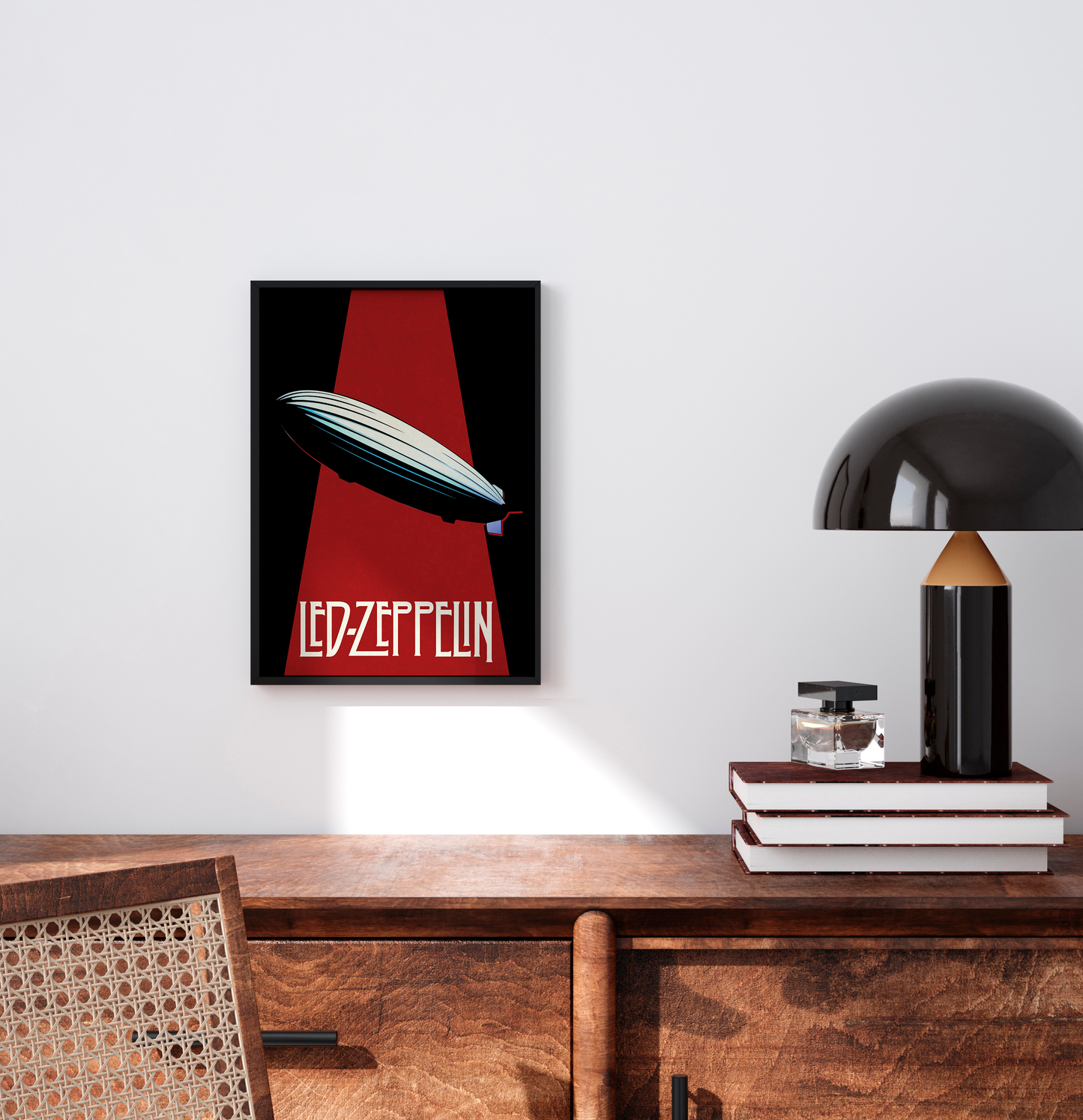 Led Zeppelin Print: Minimalist Art