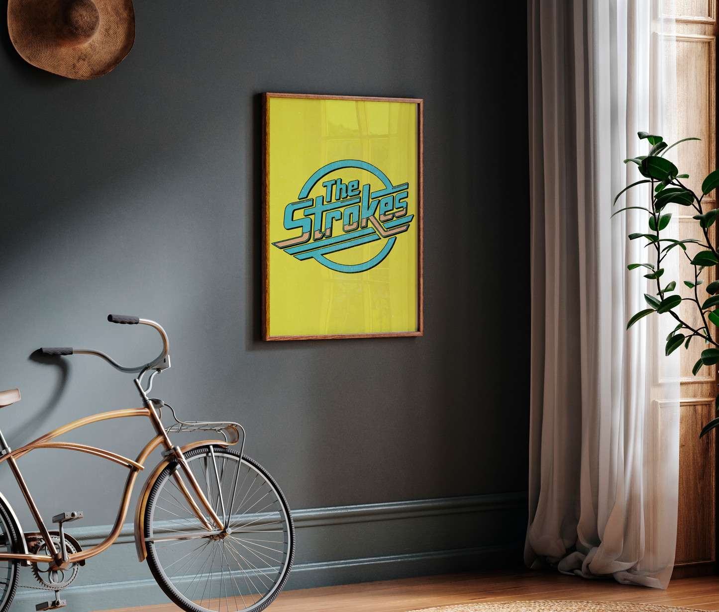 The Strokes Print: Minimalist Art