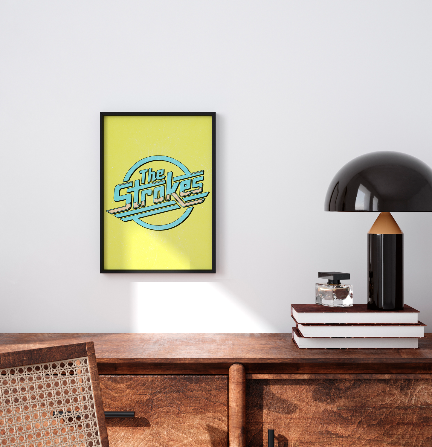The Strokes Print: Minimalist Art