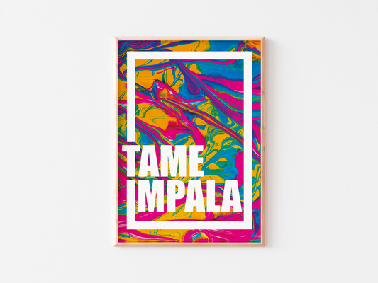 Tame Impala Print: Minimalist Art