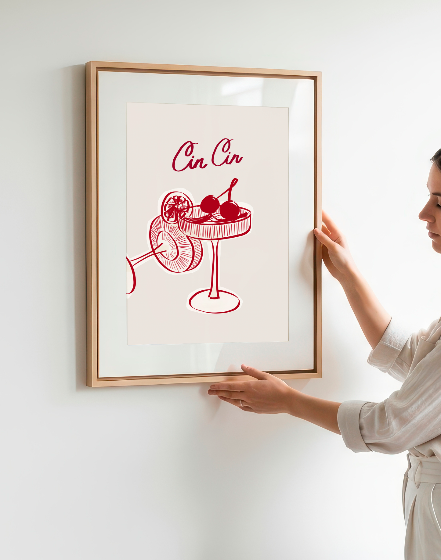 Cin Cin Art Print
