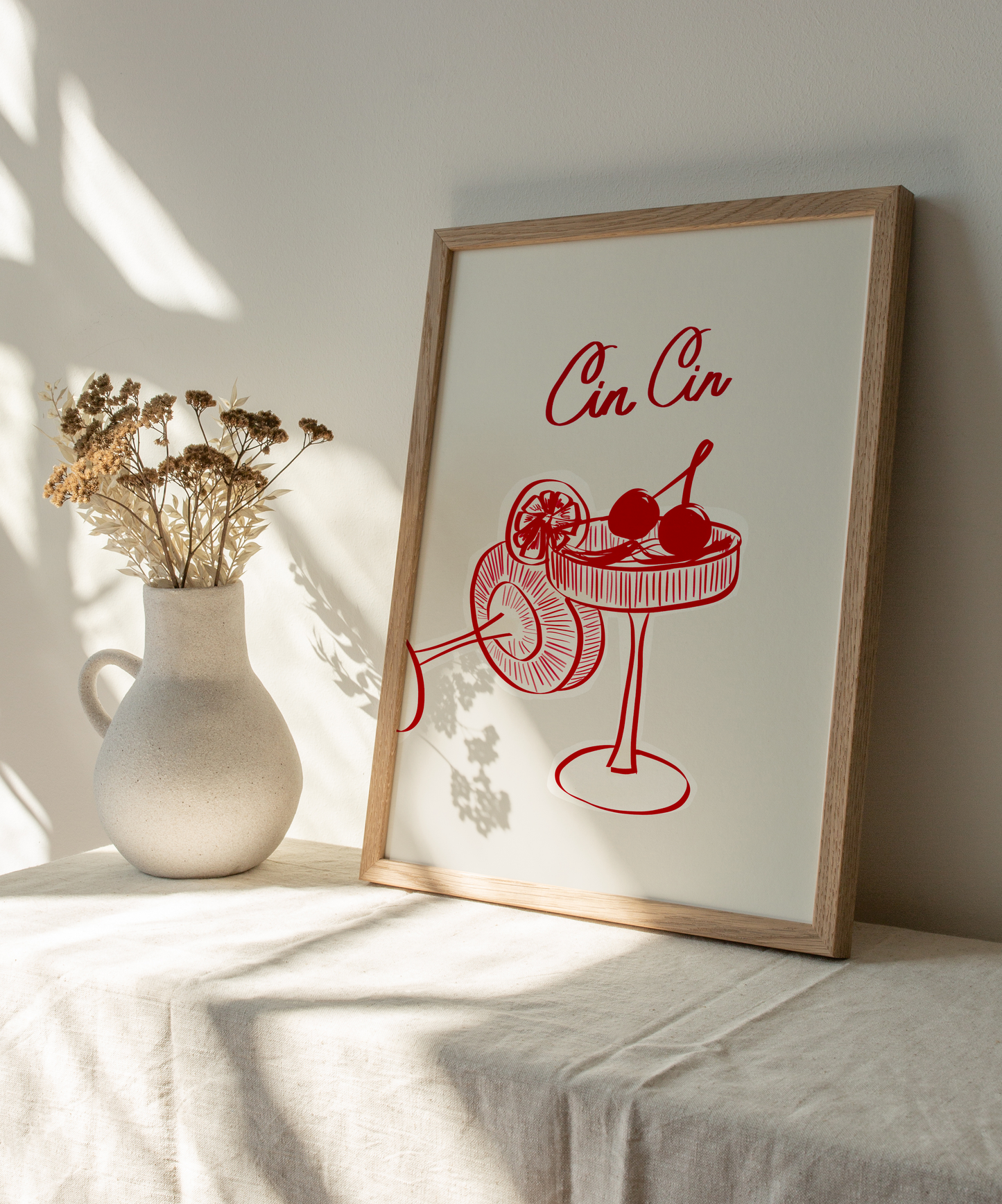 Cin Cin Art Print