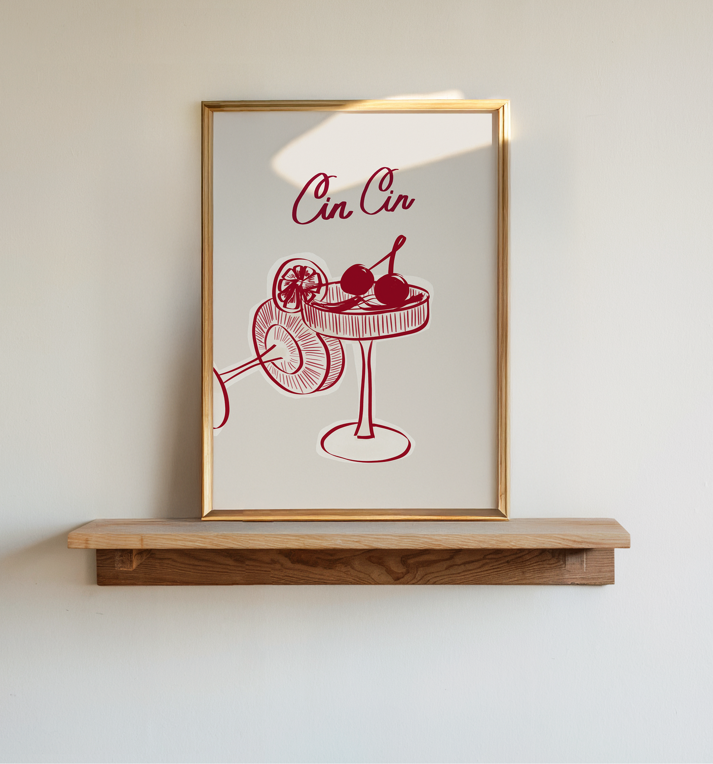 Cin Cin Art Print