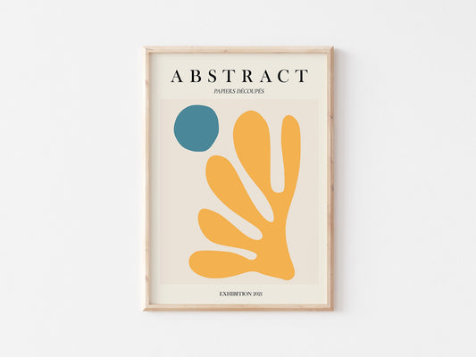 Henri Matisse Exhibition Poster: Vintage Abstract Art Print