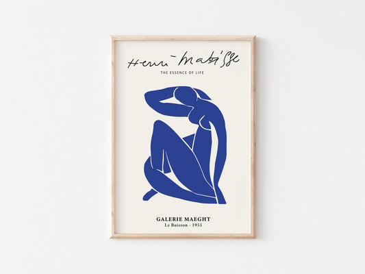 Henri Matisse Exhibition Poster: Vintage Abstract Art Print