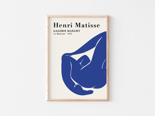 Henri Matisse Exhibition Poster: Vintage Abstract Art Print