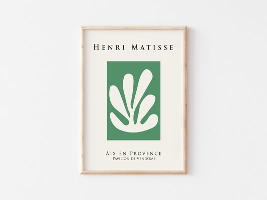 Henri Matisse Exhibition Poster: Vintage Abstract Art Print
