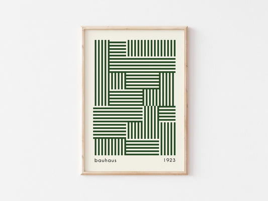 Bauhaus Exhibition Print: Minimalist Geometric Wall Art