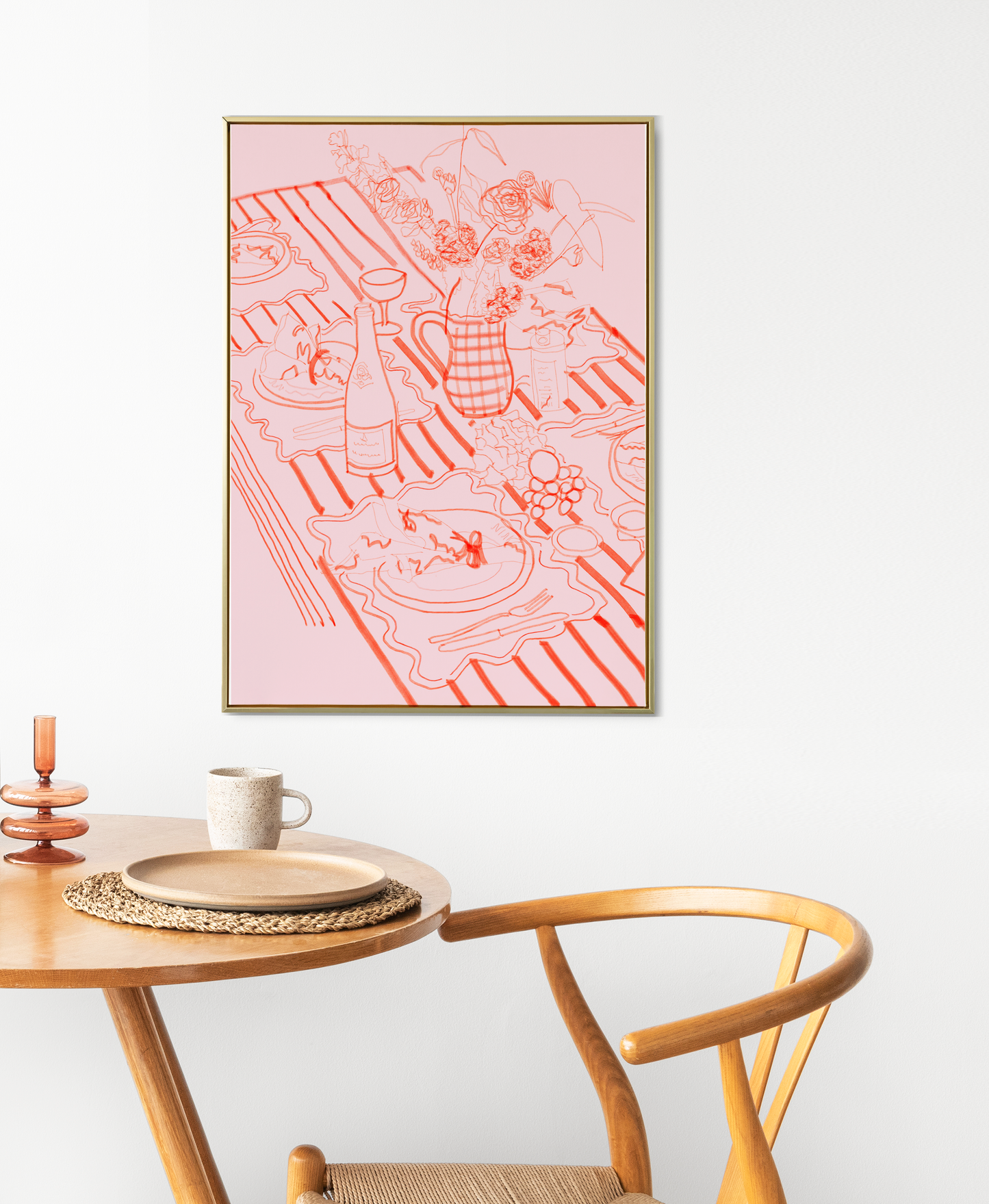 Dinner Table Art Print