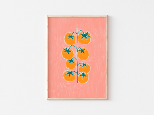 Pomodoro Tomato Art Print
